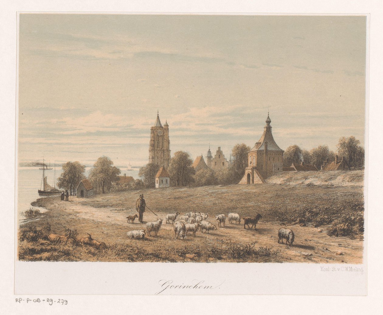 Ansicht von Gorinchem von Anonymous