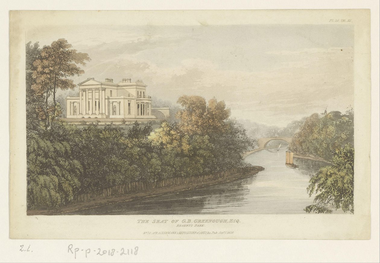 Ansicht von Nuffield Lodge, London von Anonymous