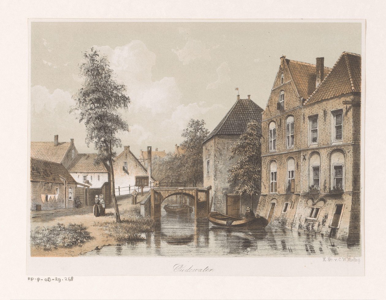 Ansicht von Oudewater von Anonymous