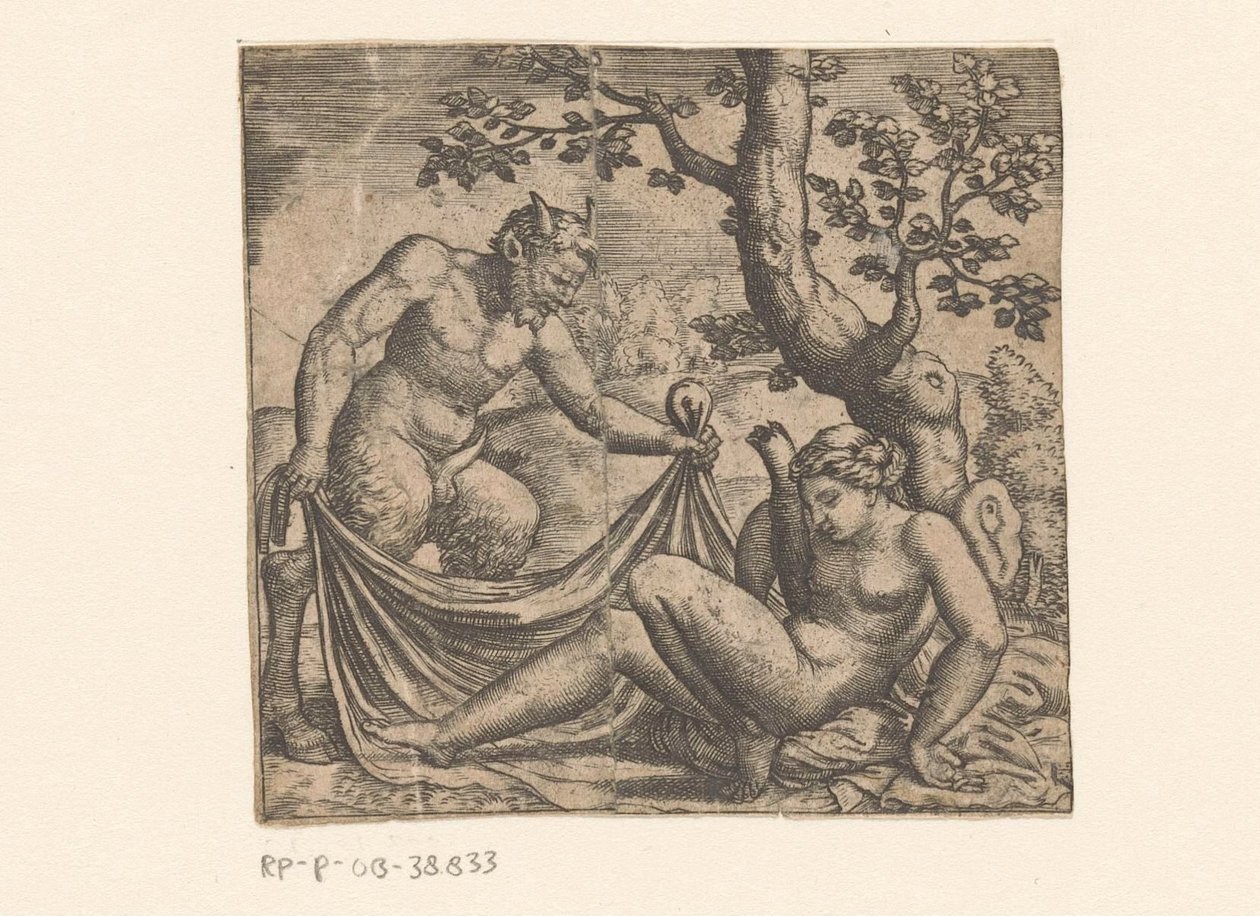 Jupiter und Antiope von Anonymous