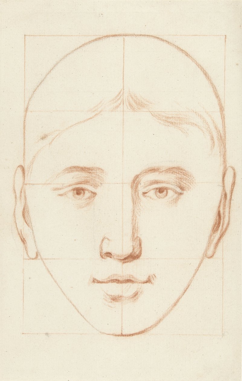 Männerkopf von Anonymous