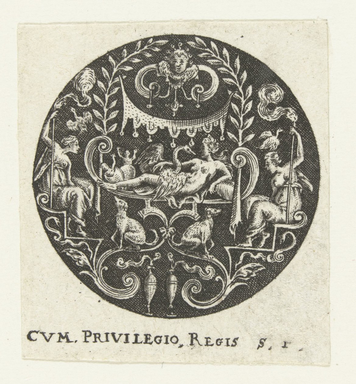 Medaillon mit Leda von Anonymous