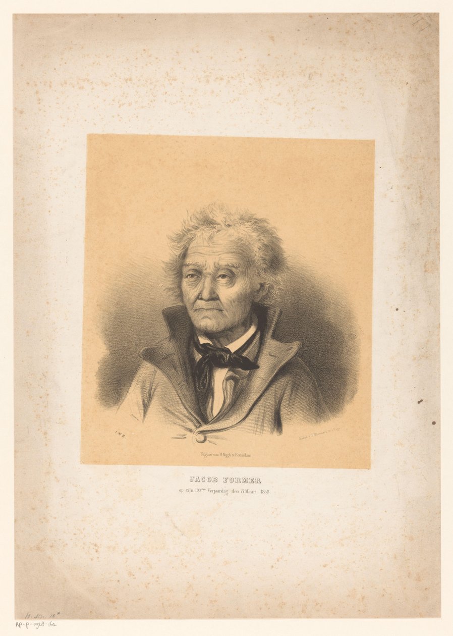 Porträt von Jacob Former von Anonymous