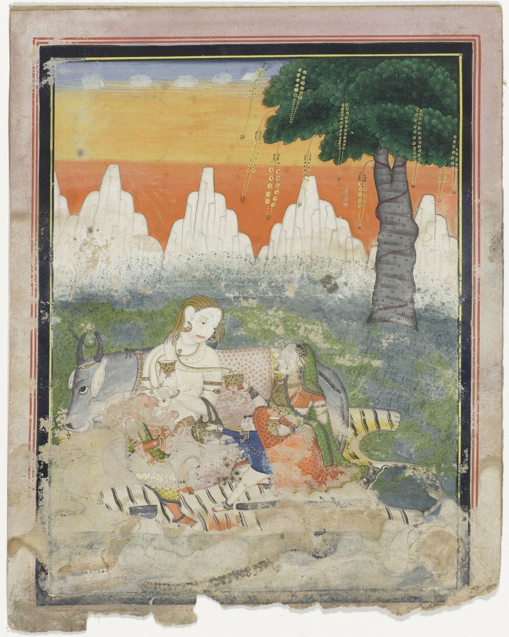 Shiva und Parvati von Anonymous