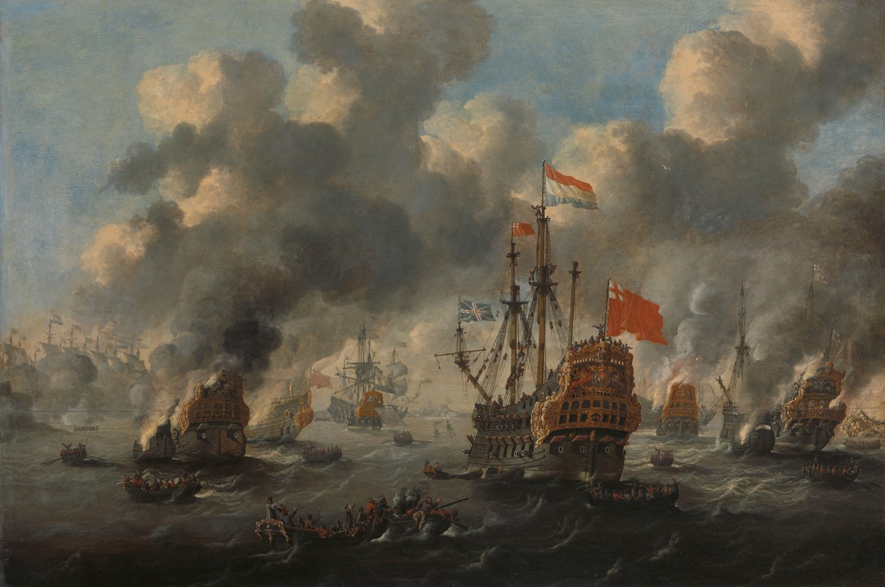 Der niederländische Überfall auf die Medway, 1667 von Anonymous