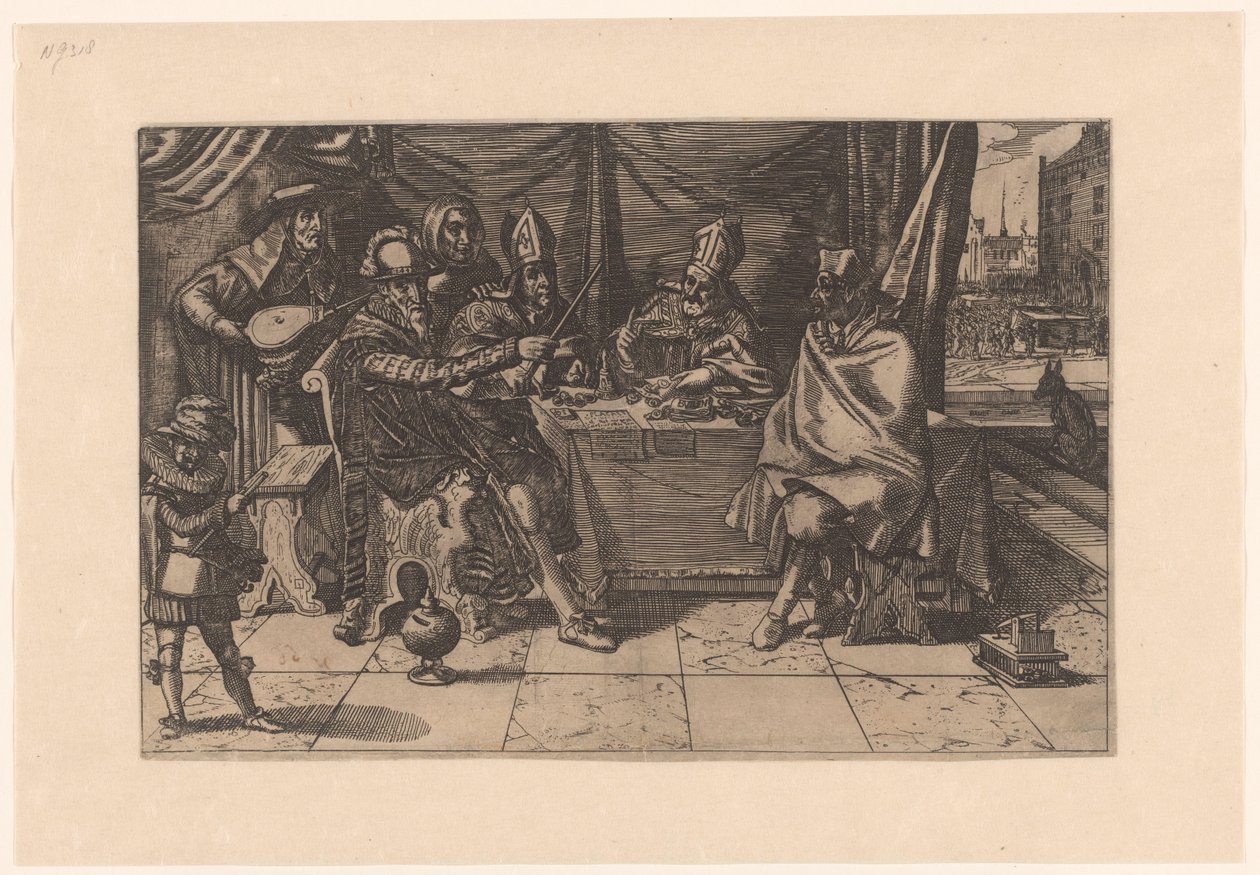 Sinnbild auf die Tyrannei von Alva (unvollständig), 1618 von Anonymous
