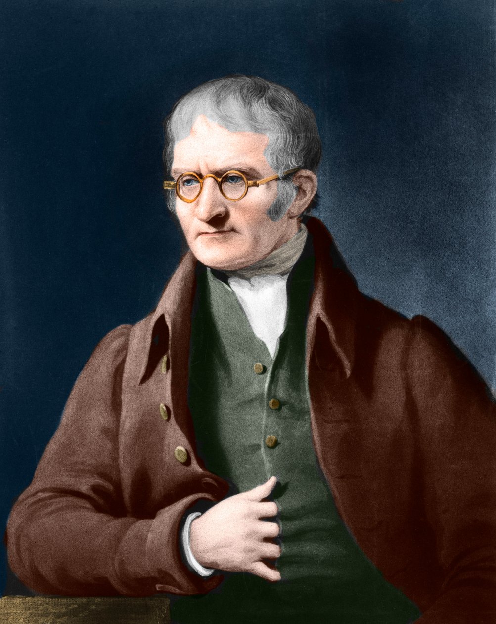 Porträt von John Dalton, Gravur, Lonsdale, James (1777-1839) (nach) von Anonymous Anonymous