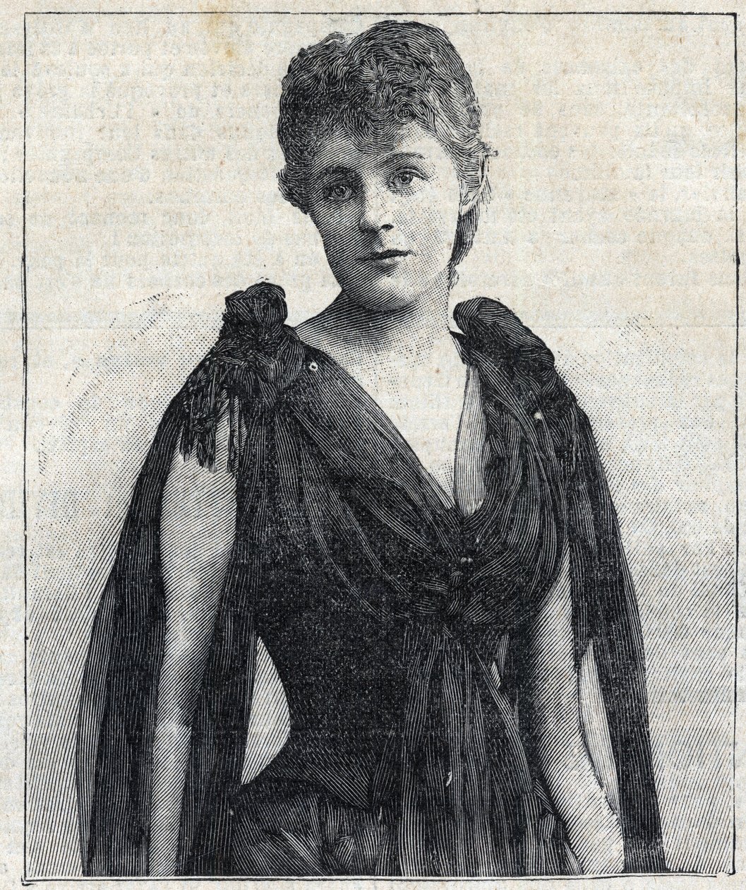 Porträt von Maud Gonne von Anonymous Anonymous