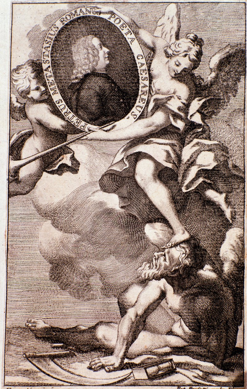 Porträt von Pietro Metastasio (Gravur) von Anonymous Anonymous