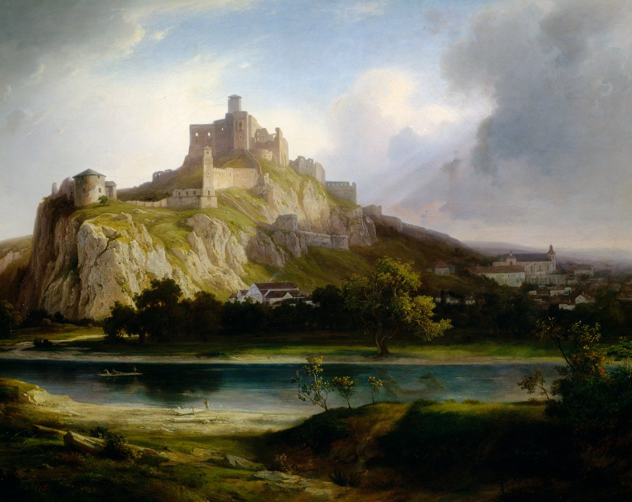 Burg Trencsen von Antal Ligeti