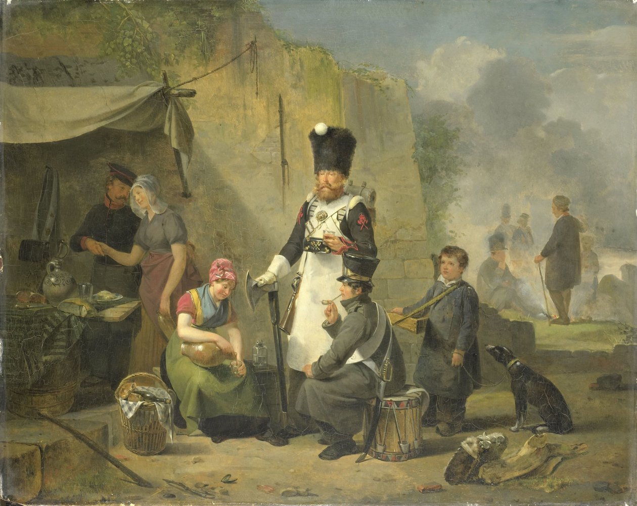 Die Marketenderin von Anthonie Constantijn Govaerts