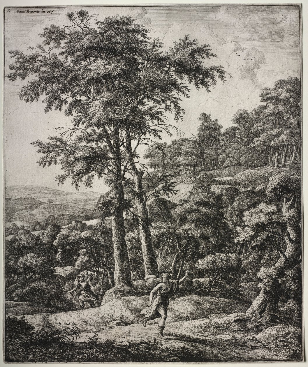 Apollo und Daphne von Anthonie Waterloo