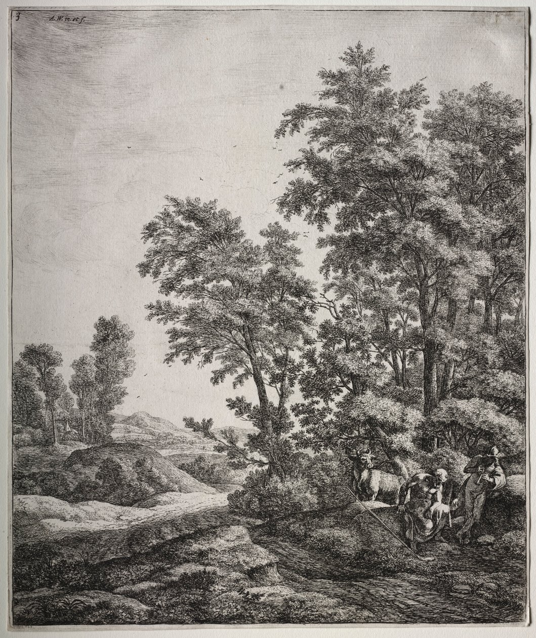 Merkur und Argus von Anthonie Waterloo