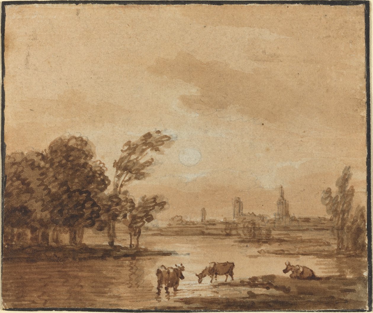 Landschaft von Anthonie van Borssom