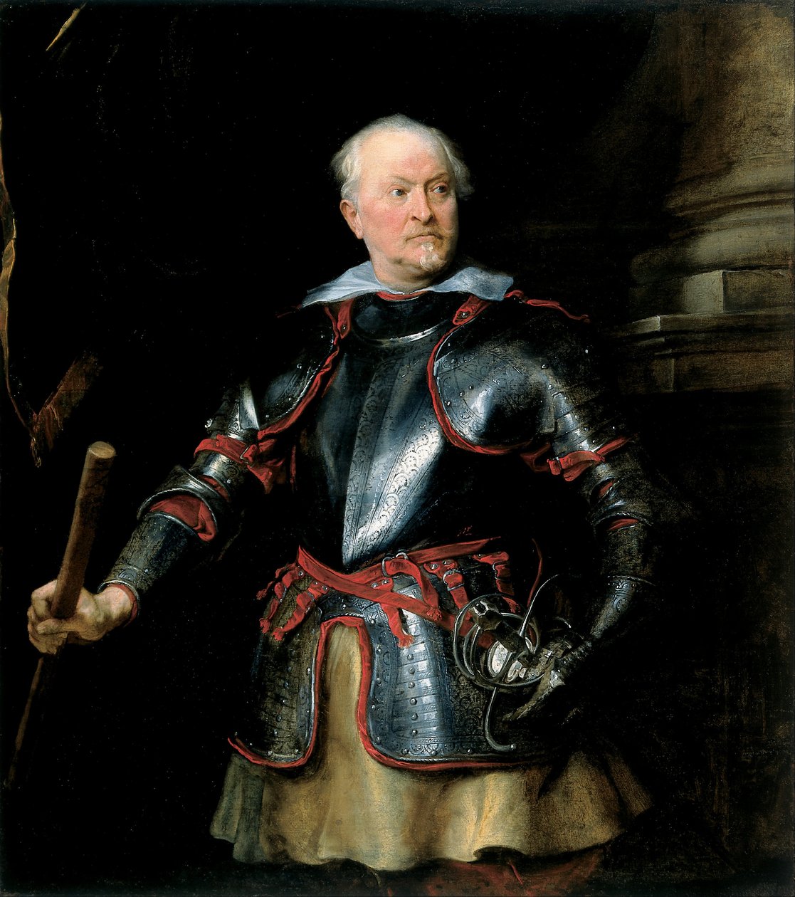 Porträt eines Mannes in Rüstung von Anthony van Dyck