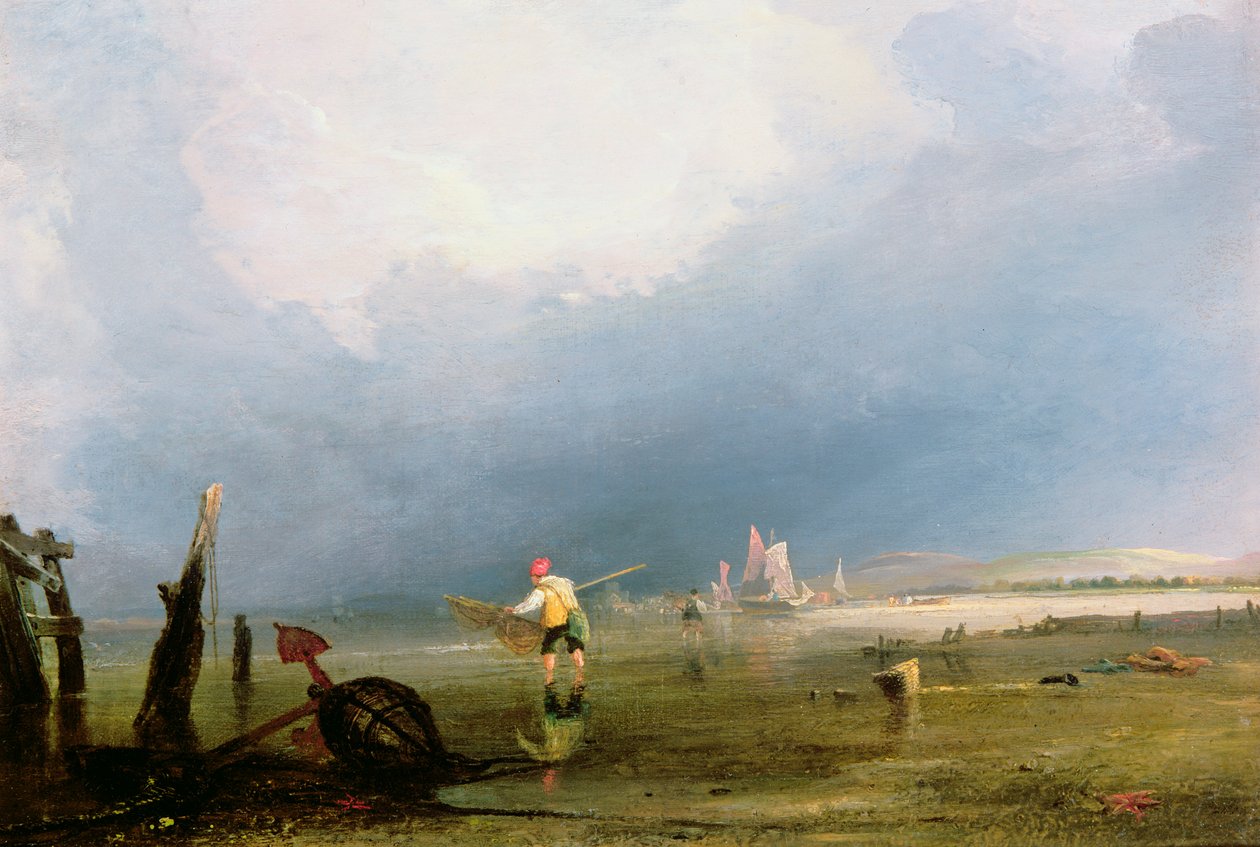 Strand bei Shoreham von Anthony Vandyke Copley Fielding