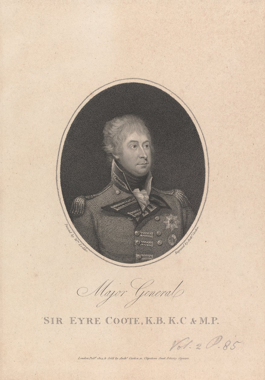 Sir Eyre Coote von Anthony Cardon