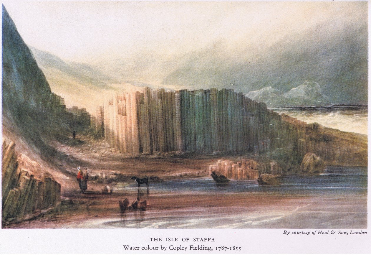 Insel Staffa von Anthony Vandyke Copley Fielding