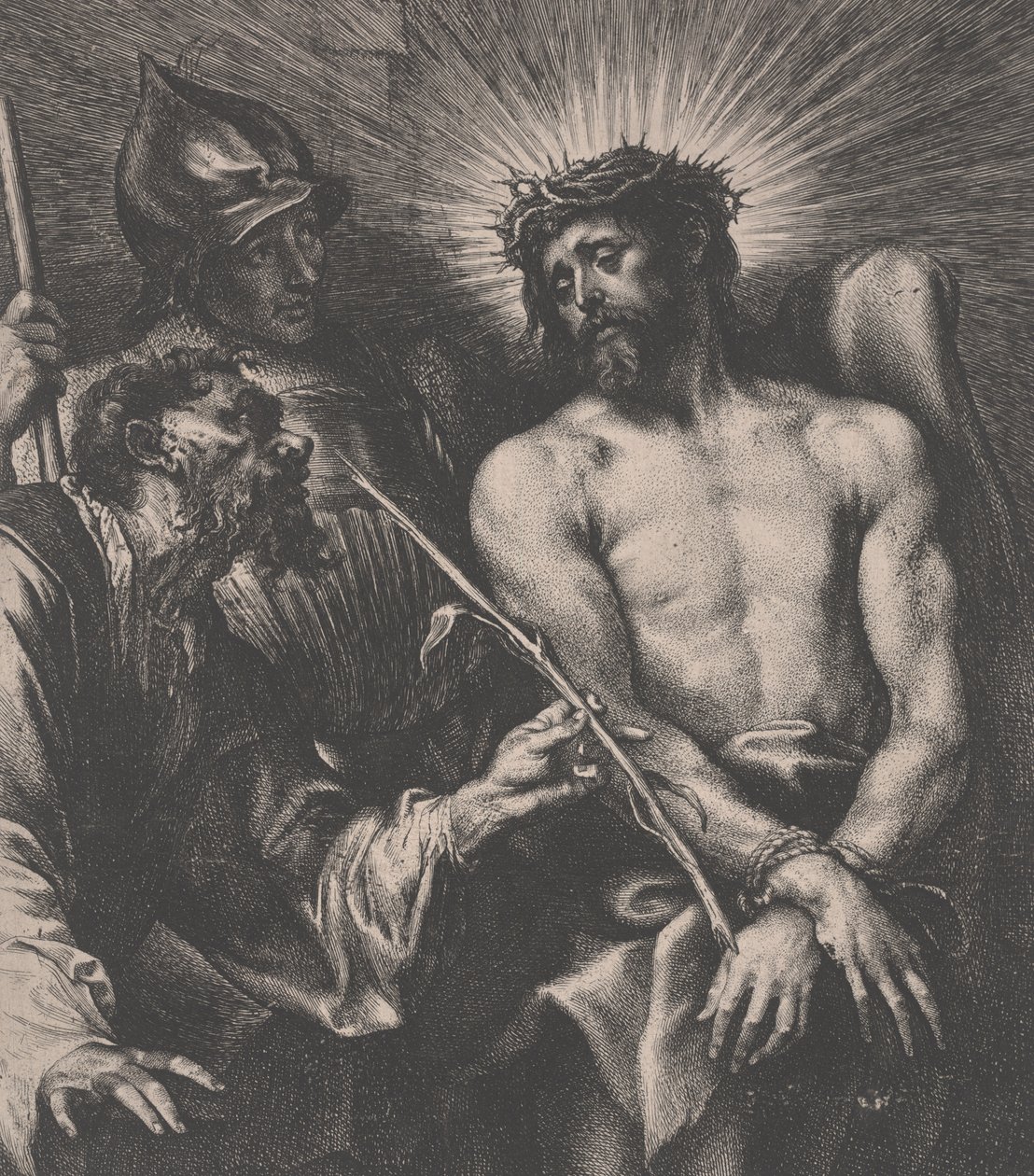 Verspottung Christi, um 1630 von Anthony van Dyck