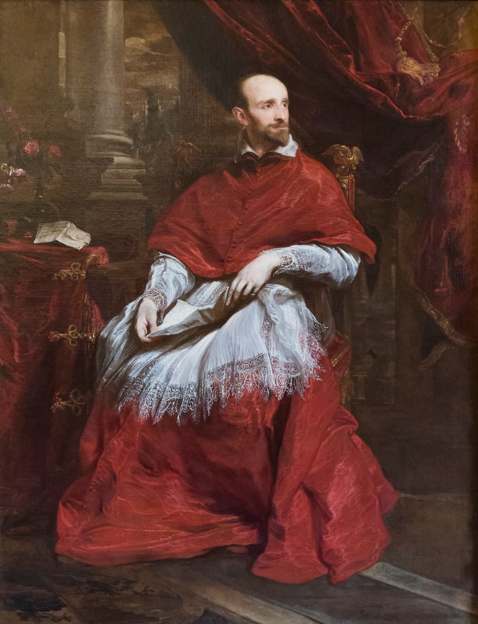 Porträt von Kardinal Bentivoglio von Anthony van Dyck