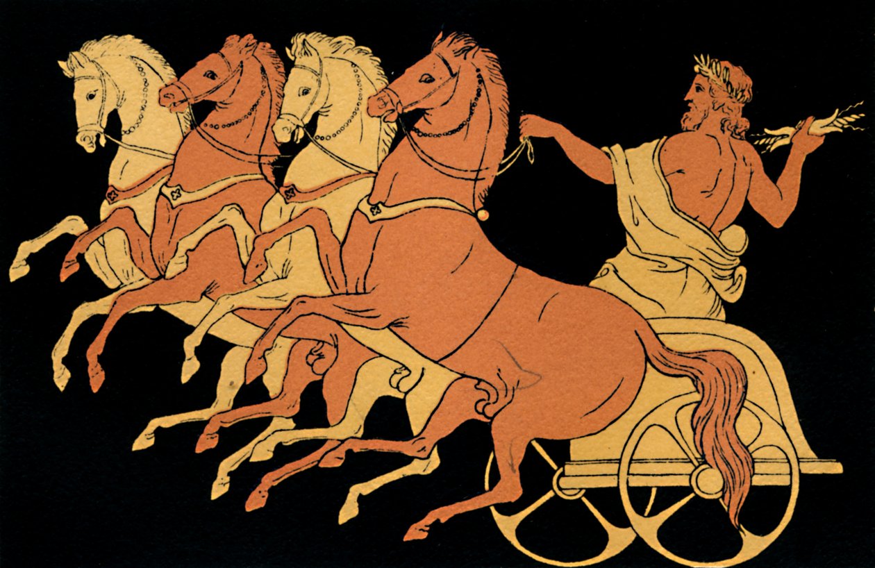 Der Wagen des Zeus, 1880 von Antique