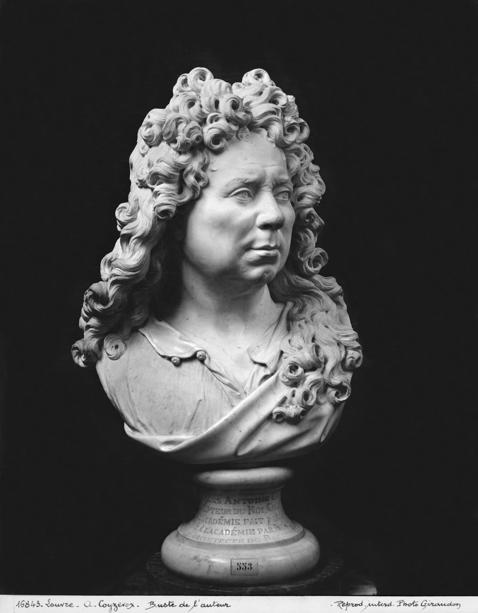 Selbstporträt, ca. 1680-93 von Antoine Coysevox