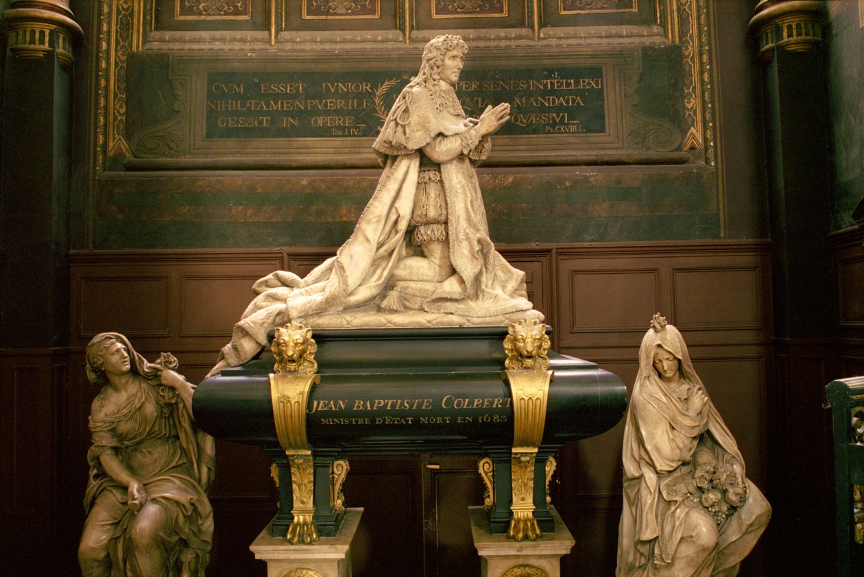 Grab von Jean-Baptiste Colbert de Torcy (1619-83) um 1685-87 (Marmor und vergoldete Bronze) von Antoine Coysevox