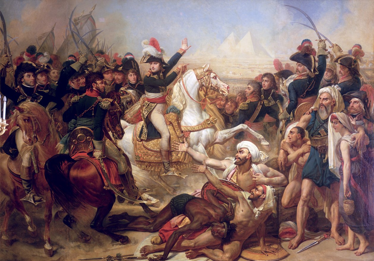 Die Schlacht bei den Pyramiden, 21. Juli 1798 von Antoine Jean Gros