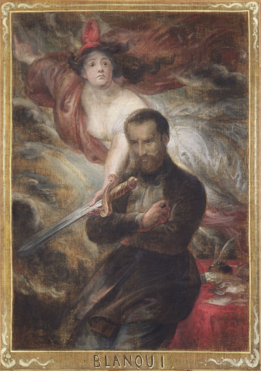 Porträt von Louis-Auguste Blanqui (1805-81) von Antoine Wiertz