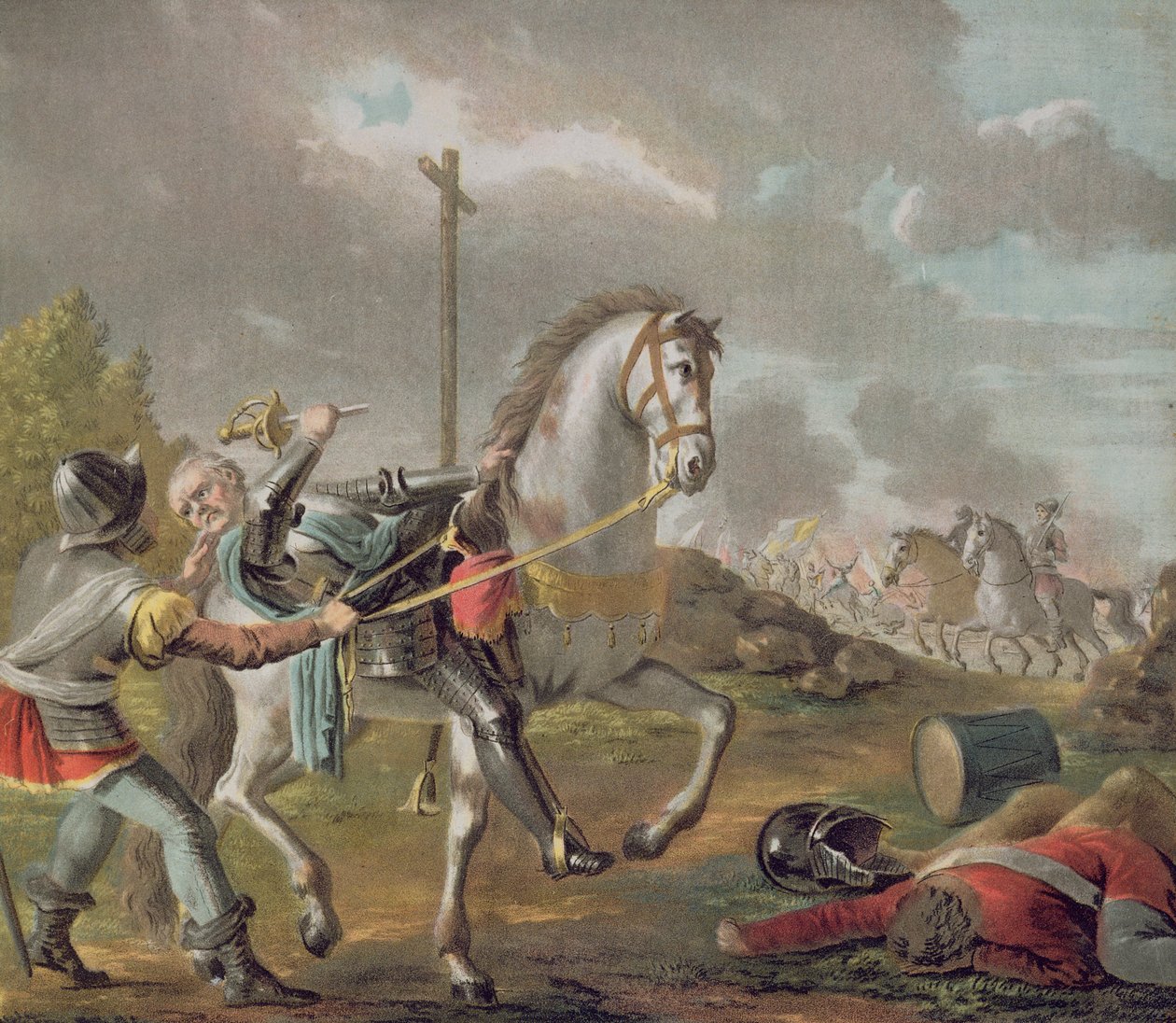 Die Schlacht von St. Denis im Jahr 1567, 1788 von Antoine Louis Francois Sergent Marceau