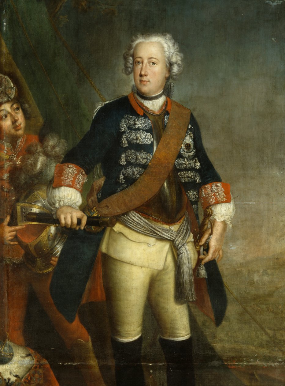 Friedrich II. als König von Antoine Pesne