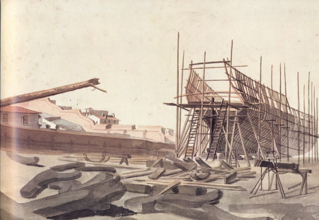 Werft von Marseille von Antoine Roux