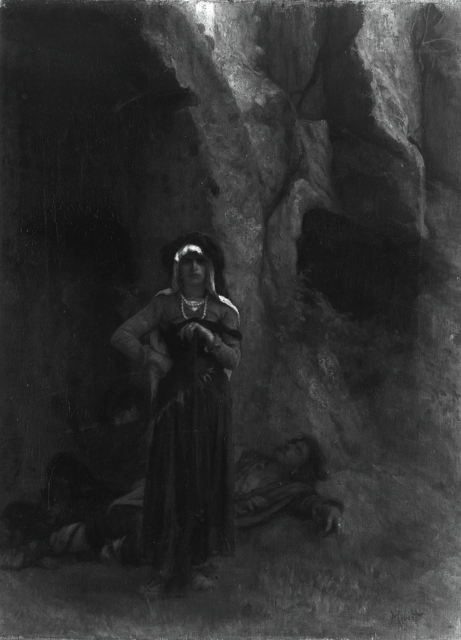 Auf Wache von Antoine Auguste Ernest Hebert