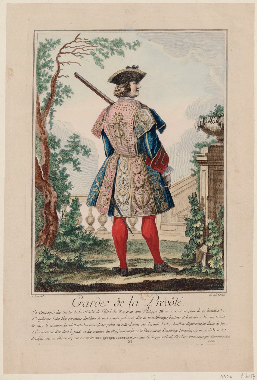 Gardes de la prévôté, 1756 von Antoine Jean De Fehrt