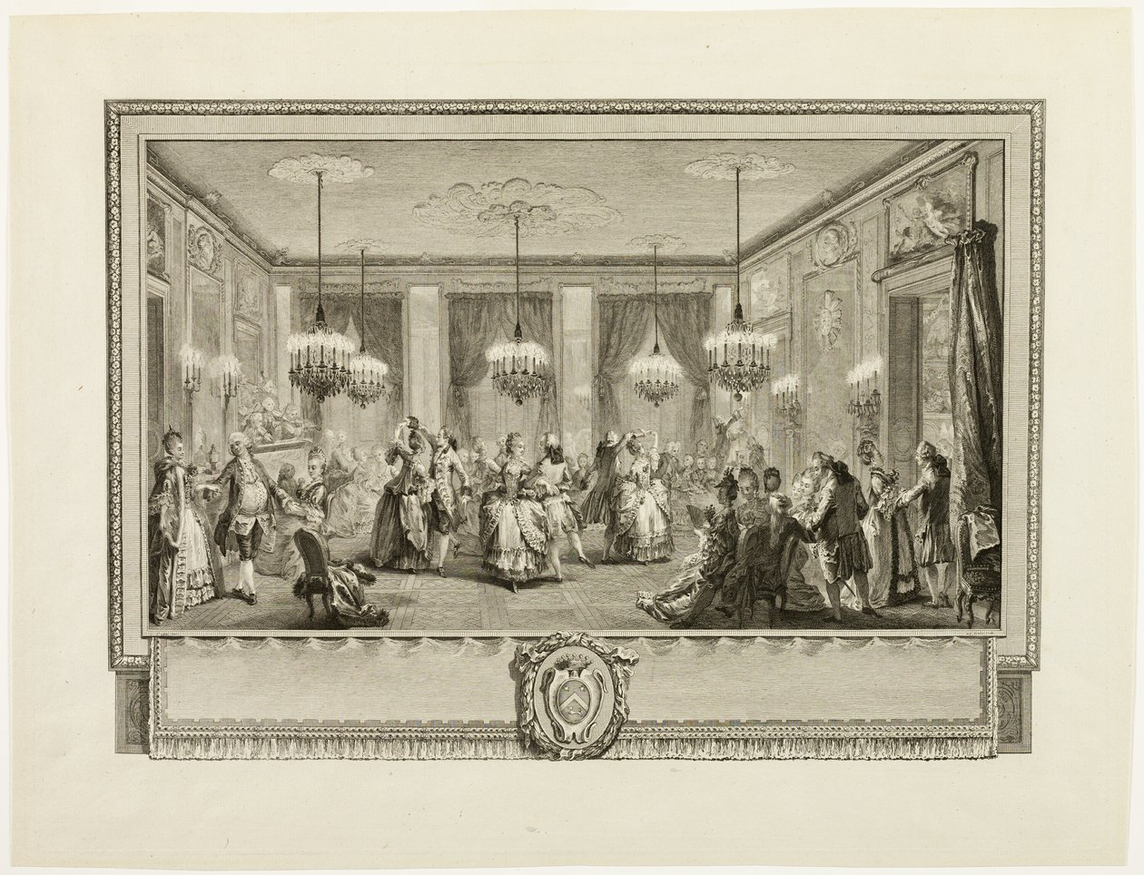 Bal Paré (Der Juwelenball) von Antoine Jean Duclos