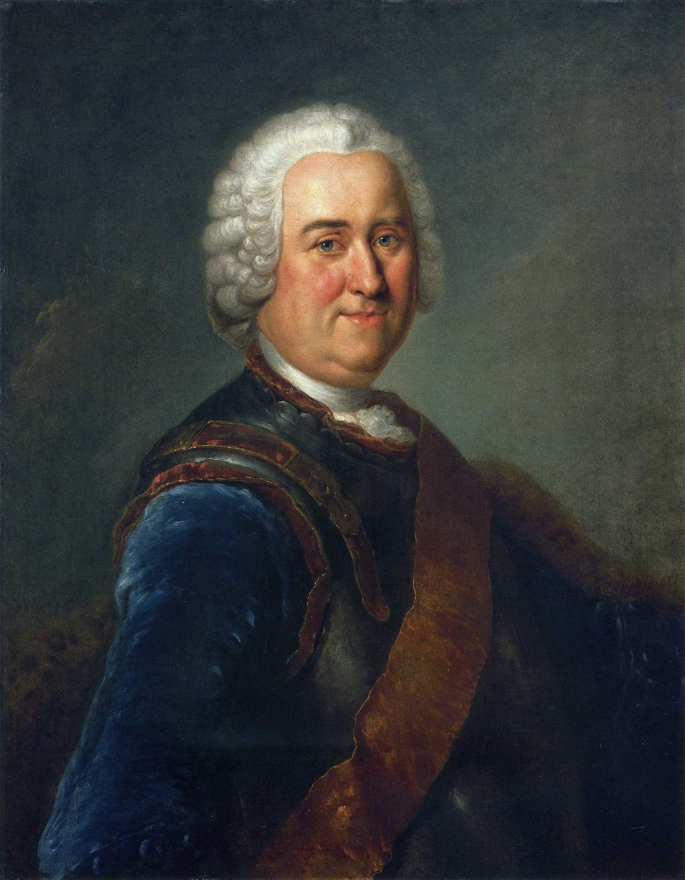 Porträt von Feldmarschall James Keith von Antoine Pesne