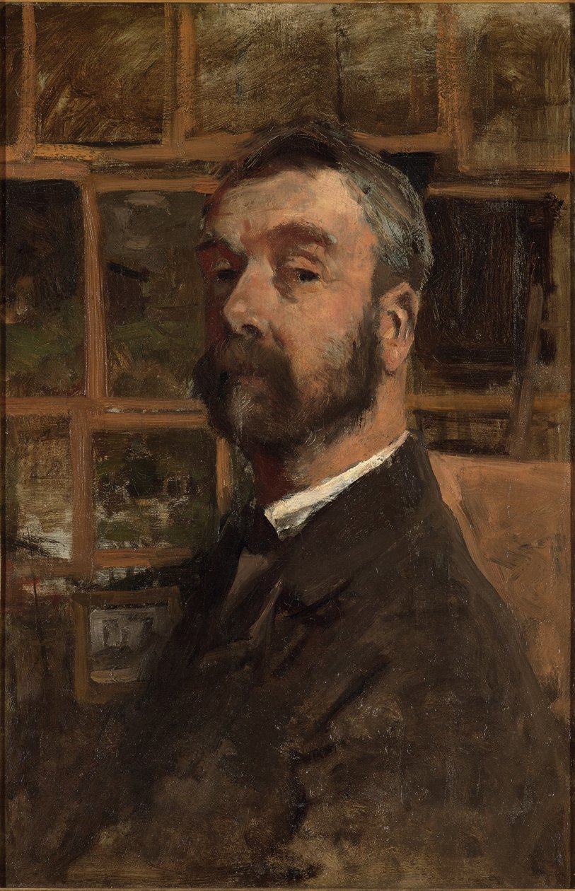 Selbstporträt, ca. 1884 von Anton Mauve