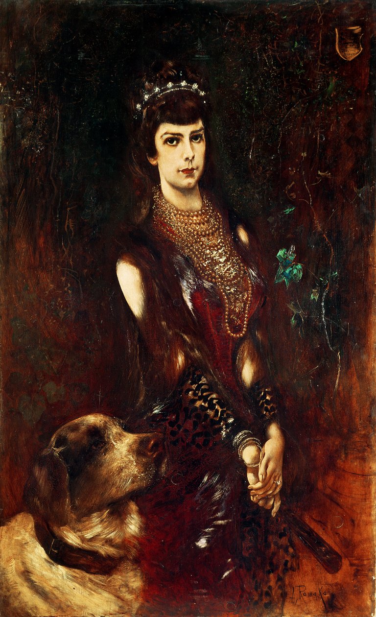 Kaiserin Elisabeth von Österreich von Anton Romako