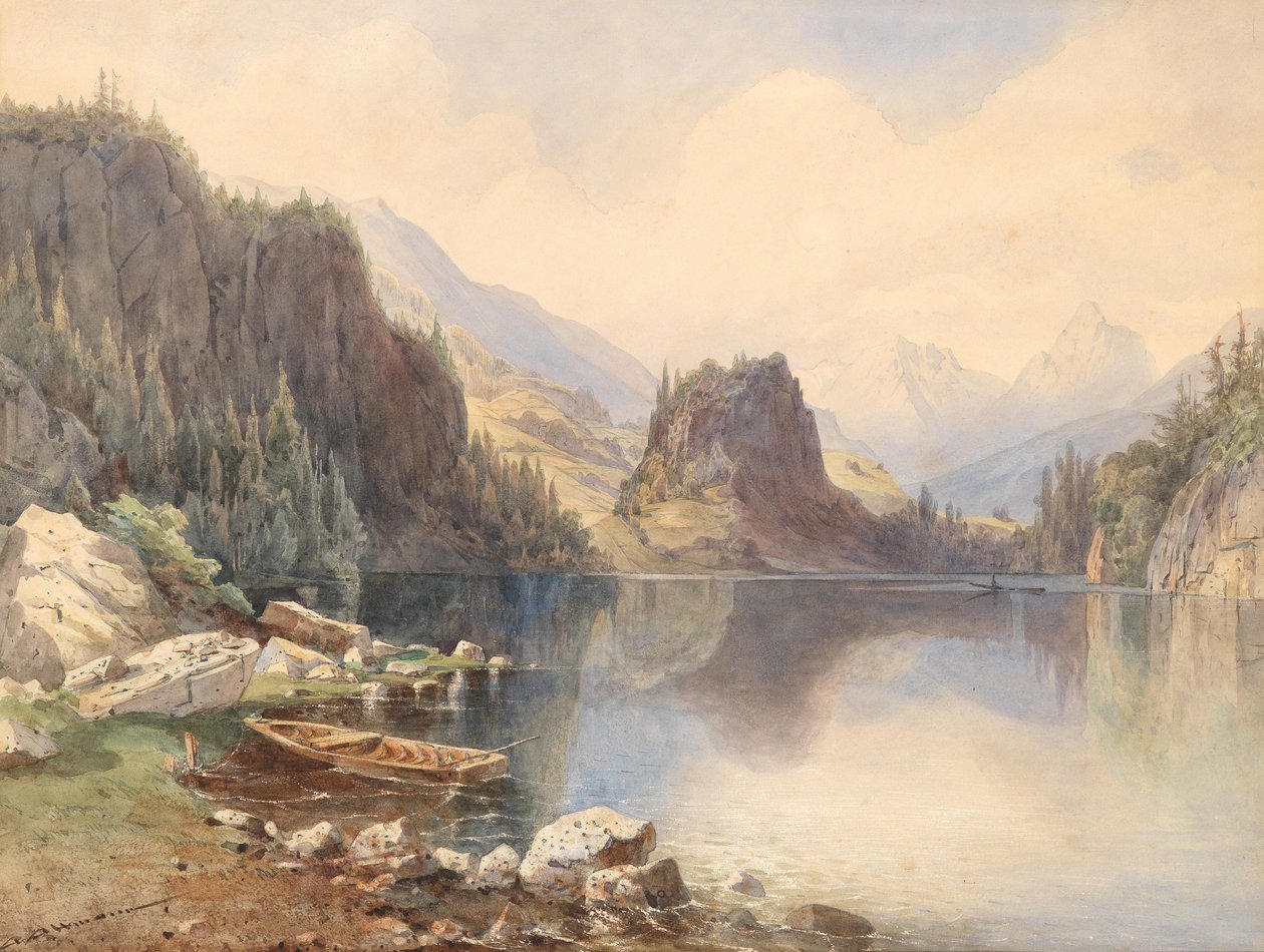 Gebirgssee von Anton Altmann