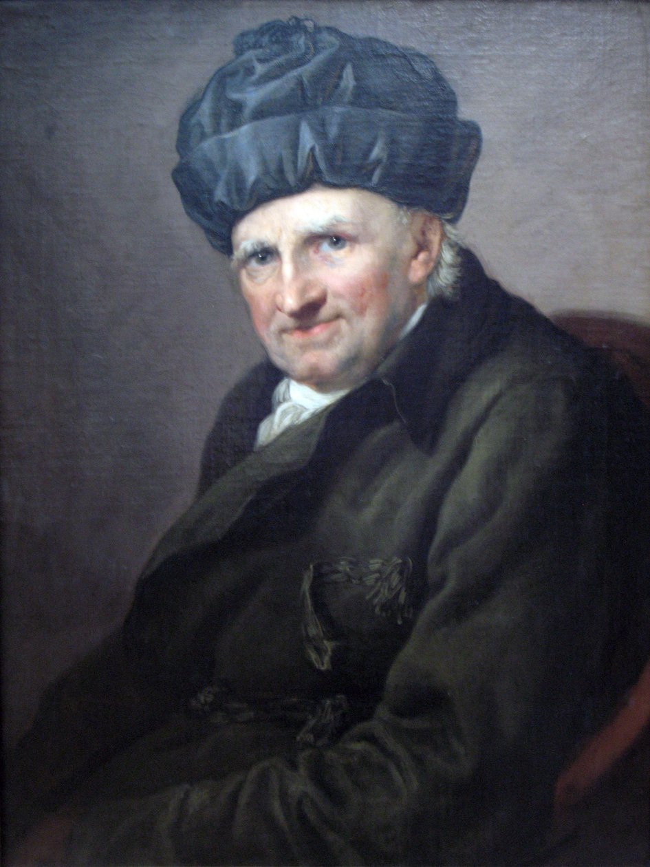 Propst Johann Joachim Spalding im Hausmantel von Anton Graff