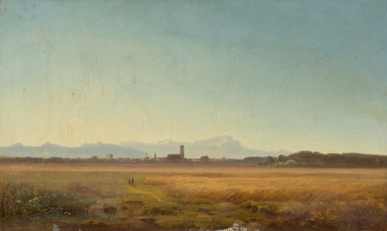 Blick auf München von Anton Zwengauer