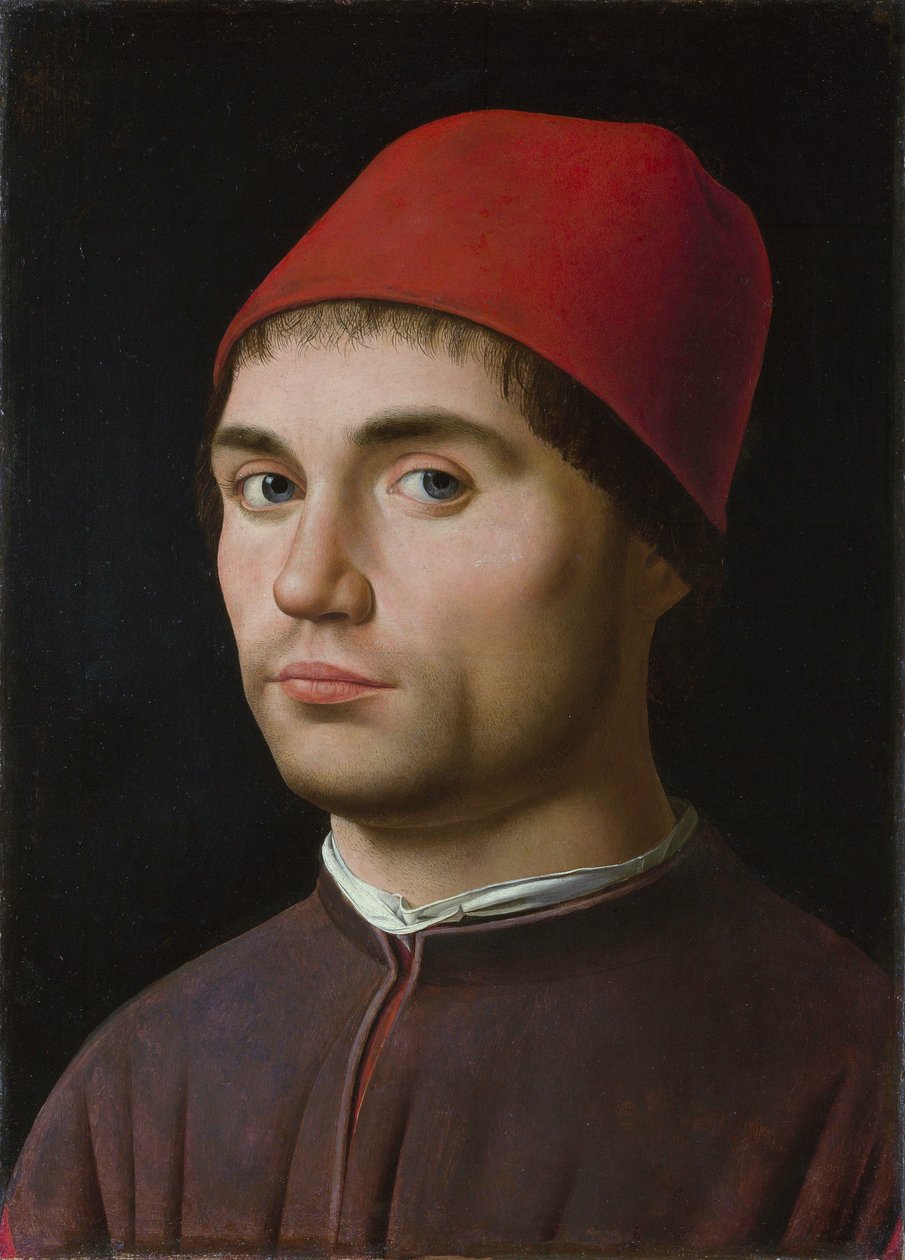 Porträt eines Mannes von Antonello da Messina