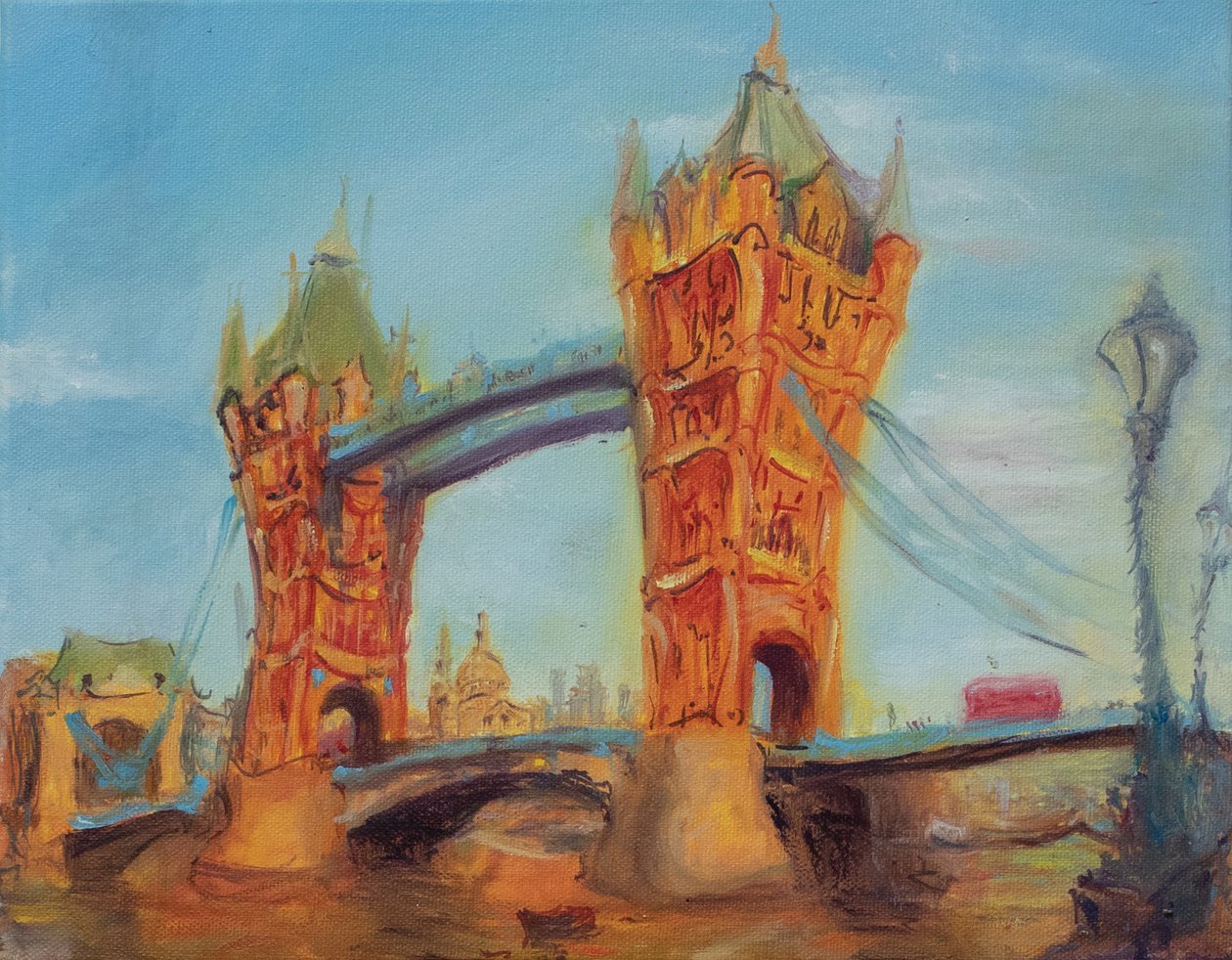 Tower Bridge, Studie, 2019 von Antonia Myatt