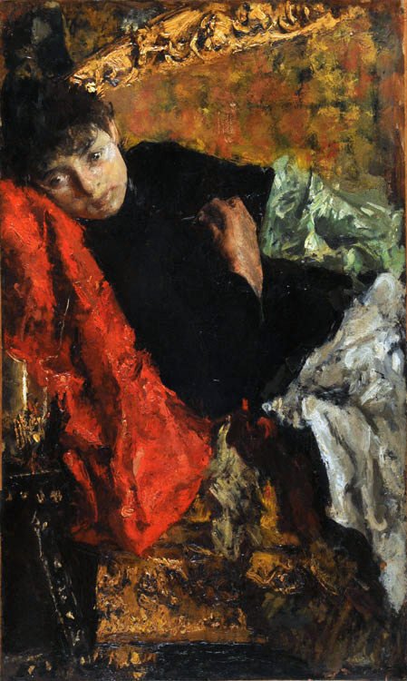 Nachdenklich von Antonio Mancini