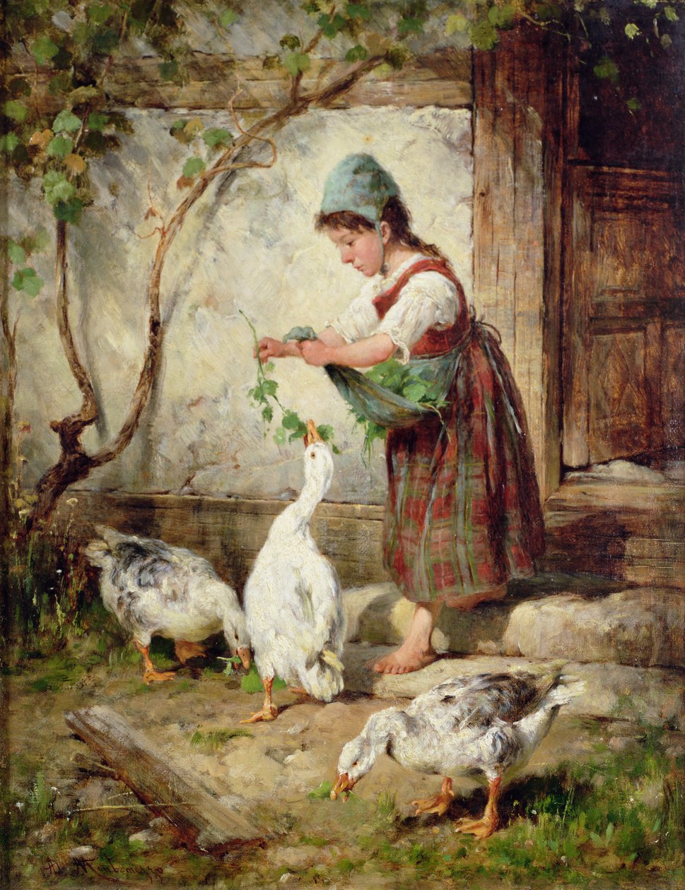 Das Gänsemädchen von Antonio Montemezzano