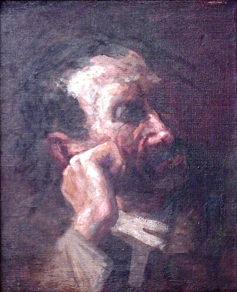 Kopf eines Mannes von Antonio Parreiras