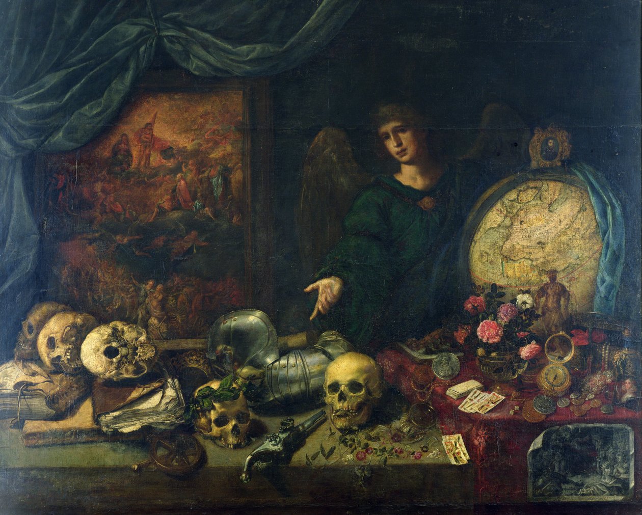 Allegorie der Eitelkeit, 1650-60 von Antonio Pereda y Salgado
