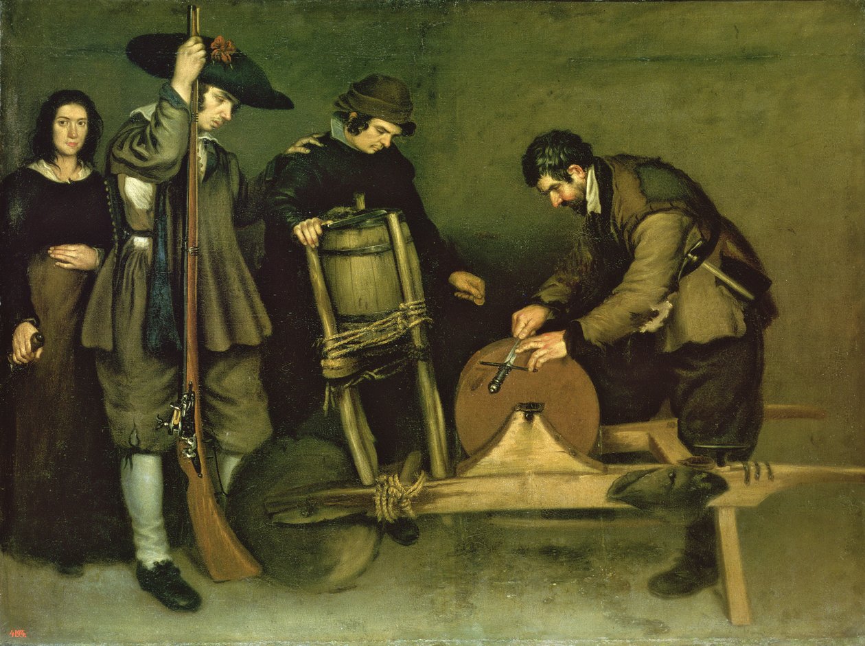 Der Messerschleifer von Antonio de Puga