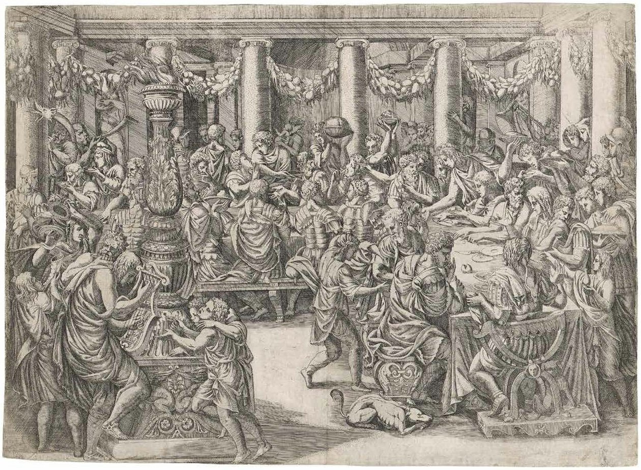 Das Bankett des Scipio von Antonio Fantuzzi