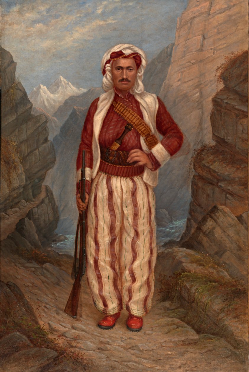 Kurdischer Mann, ca. 1893 von Antonio Zeno Shindler